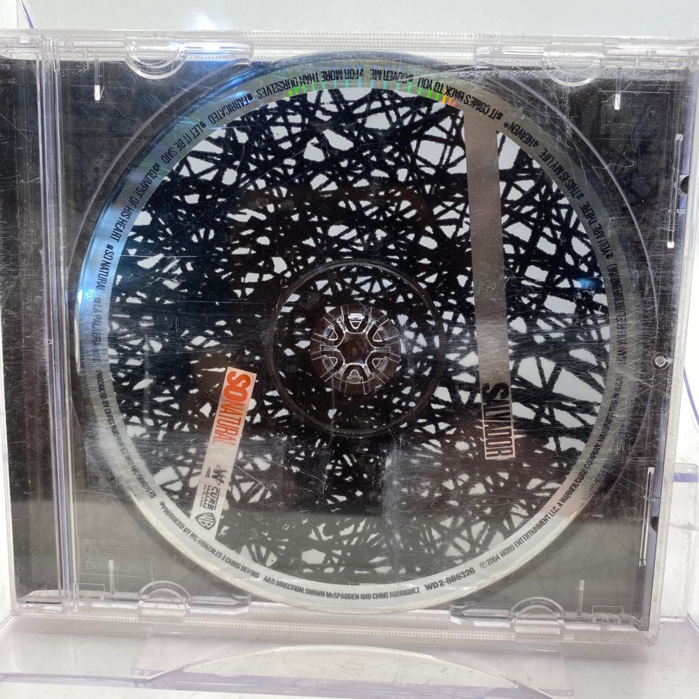 Salvador So Natural CD Album 2004 Christian‎ Latin Rock Word WD2-886326